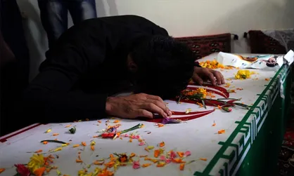 مادر شهید نکوکار دار فانی را وداع گفت