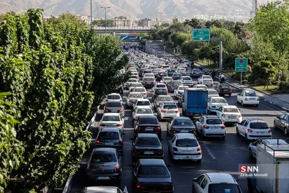 وضعیت ترافیک معابر و بزرگراه&zwnj;های پایتخت