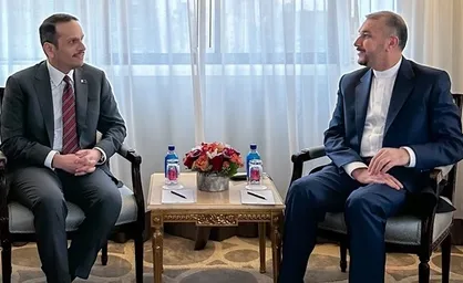 دیدار وزیر خارجه قطر با امیرعبداللهیان در نیویورک