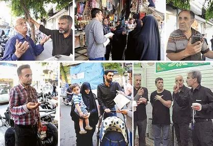 واکنش مردم به نظرسنجی ماشینی روحانی: بعضی&zwnj;ها خندیدند، بعضی&zwnj;ها عصبانی شدند