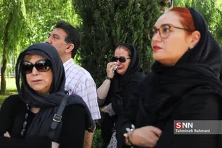 تشییع پیکر پرویز بهرام