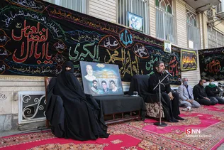 روضه خانگی در جوار خانه مادر شهید / قم