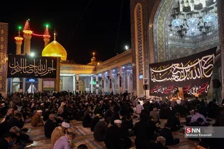 شب شهادت امام رضا(ع) در حرم حضرت معصومه(س)