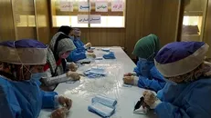 تولید روزانه ۱۰ هزار ماسک از سوی دختران انقلابی شیراز