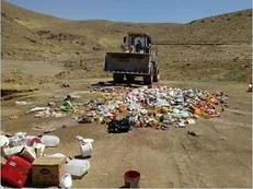 کشف ۲ تن فرآورده لبنی بدون مشخصات بهداشتی در نیشابور