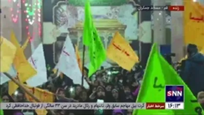 همخوانی سرود &laquo;سلام فرمانده&raquo; در اجتماع بانوان فاطمی در دفاع از حریم ولایت در مسجد مقدس جمکران