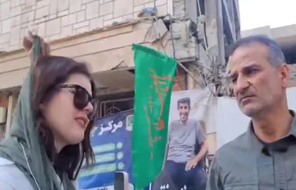 گریه خبرنگار آمریکایی بعد از دیدن منزل یکی از شهدای هسته&zwnj;ای ایران