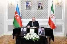 «الهام علی اف» در سفارت ایران در باکو حضور یافت
