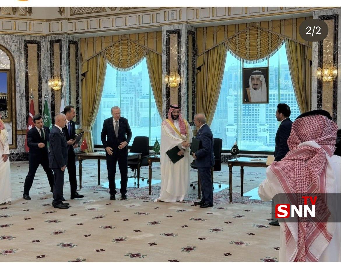 اردوغان وارد جده شد + فیلم