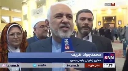 ظریف: فشار حداکثری ترامپ غنی سازی ایران را به ۶۰ درصد رساند/ خودش باید چرتکه بیندازد!