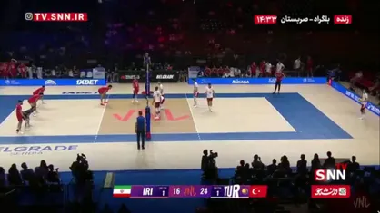 ترکیه ورق را برگرداند؛ ایران در ست سوم غافلگیر شد و عقب افتاد/ لیگ ملت&zwnj;های والیبال؛ پایان ست سوم / ایران 1 - 2 ترکیه /ایران  ۲۵ | ۲۲ | ۱۶  ترکیه ۱۷ | ۲۲ | ۲۵