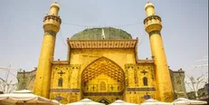 جدیدترین تصاویر از پیشرفت ۳۰ درصدی بازسازی ایوان نجف