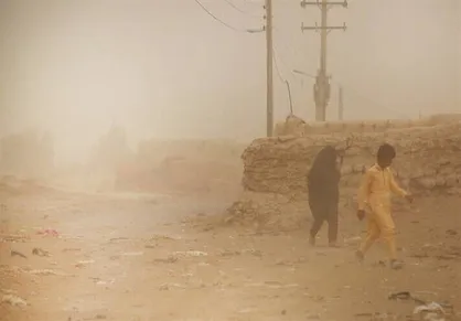 وزش باد شدید و گرد و خاک در شمال سیستان و بلوچستان ادامه دارد