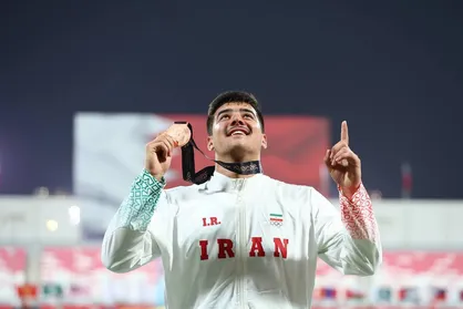 دومین مدال دوومیدانی بر سینه صمیمی/ پرتاب دیسک ایران برنزی شد/ پسر دهه هشتادی رکوردار شد