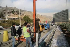 ایمن‌سازی معابر اصلی واحد علوم و تحقیقات با نصب گاردیل آغاز شد