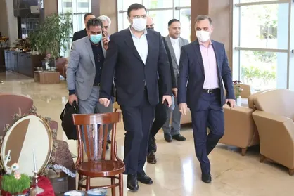 حضور باقری و سرپرست فدراسیون فوتبال در اردوی تیم ملی فوتبال
