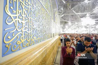 نماز عید قربان در حرم مطهر رضوی 