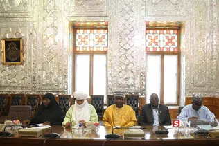 دیدار علی لاریجانی با نایب رئیس مجلس نیجریه