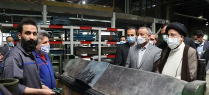 رئیس&zwnj;جمهور از یک واحد تولید لوازم خانگی استان سمنان بازدید کرد