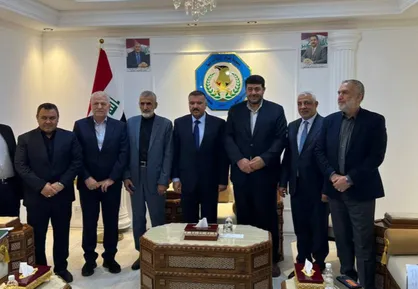 دیدار رئیس هلال&zwnj;احمر و نماینده ویژه رئیس جمهور در ستاد اربعین با وزیر کشور عراق