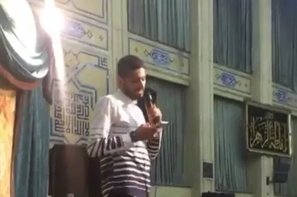 مداحی بازیکن مشهور پرسپولیس در حضور بزرگان مداحی در شب عید غدیر