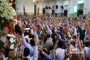 جشن میلاد امام حسن مجتبی در مسجد ارک