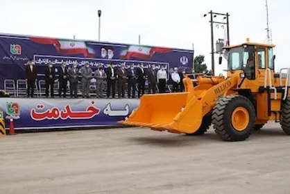 رونمایی و الحاق ۲۰ دستگاه ماشین آلات تخصصی حمل مصالح به ناوگان سازمان مهندسی و عمران