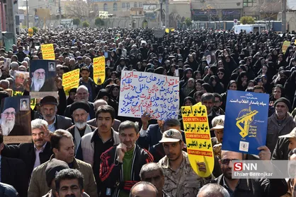راهپیمایی حمایت از اقتدار و صلابت جمهوری اسلامی ایران در شیراز