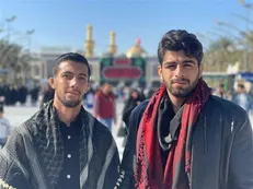 حضور دو مدال آور کشتی فرنگی المپیک در بین الحرمین