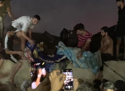 ساختمان بیمارستان &laquo;الحسین&raquo; عراق کاملا تخریب شد/ افزایش تعداد کشته&zwnj;ها به ۷۸ نفر