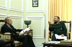 دیدار لاریجانی با سردار سلیمانی