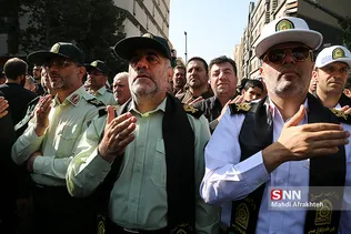 تشییع پیکر 135 شهید گمنام