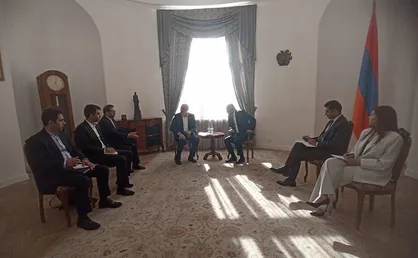 دیدار رئیس سازمان برنامه و بودجه با معاون نخست&zwnj;وزیر ارمنستان