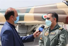 بازآماد یک فروند هواپیمای اف 5 در پایگاه شهید حبیبی زهام