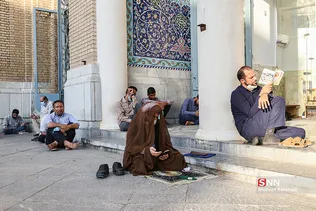 مراسم دعای عرفه در حرم حضرت معصومه (س)
