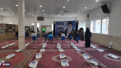 ۱۵۰۰ بسته پروتئینی به همت جهادگران در بین نیازمندان همدانی توزیع شد