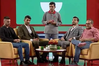 فیلم/ پشت صحنه دیدنی از حضور ملی پوشان تیم فوتبال در خندوانه