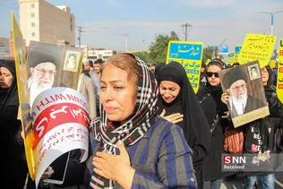 راهپیمایی مردم اهواز در محکومیت ترور حاج قاسم سلیمانی