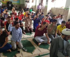 دانشگاهیان پردیس شهید بهشتی هرمزگان اقدام خصمانه آمریکا علیه سپاه را محکوم کردند + تصاویر