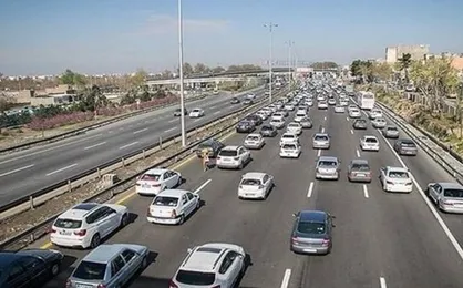 تردد روان در جاده&zwnj;های شمال، ترافیک سنگین در محور تهران-فشم