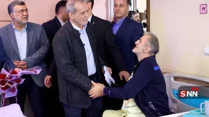 رئیس&zwnj;جمهور از جانبازان و ایثارگران بستری در بیمارستان میلاد شهریار عیادت کرد