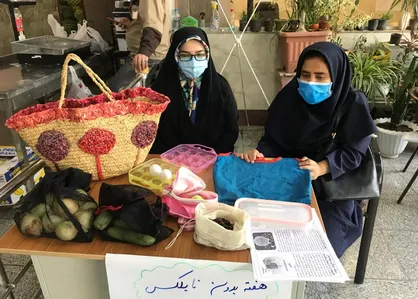 یک هفته بدون کیسه&zwnj;های پلاستیکی در محله&zwnj;های مرکزی شهر تهران