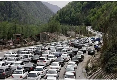 ترافیک سنگین در چالوس و هراز