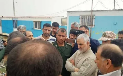 سردار قاسم سلیمانی در آبادان حضور پیدا کرد
