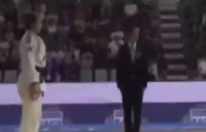 جودوکار فرانسوی به رقیب اسرائیلی پشت کرد