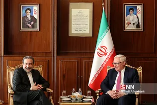 سیدعباس عراقچی، معاون سیاسی وزیر امور خارجه و سرگی ریابکوف، معاون وزیر امور خارجه روسیه