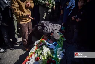 تشییع پیکر خلبان شهید «صادق فلاحی» در شیراز