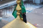 آیین تعویض پرچم حرم مطهر حضرت معصومه(س)