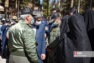تشییع پیکر خلبان شهید «صادق فلاحی» در شیراز