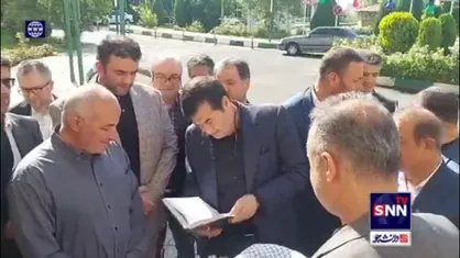 حضور احمد دنیامالی وزیر منتخب دولت چهاردهم در وزارت ورزش و جوانان